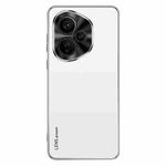 For Honor 400 Global 156.5mm AG Frosted Electroplating Acrylic Phone Case(Silver White)
