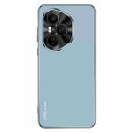 For Honor 400 Pro Global 160.8mm AG Frosted Electroplating Acrylic Phone Case(Sierra Blue)