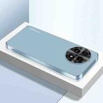 For OnePlus 13 AG Frosted Electroplating Acrylic Phone Case(Sierra Blue)