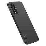 For  OnePlus Ace 5 Ultra AG Frosted Electroplating Acrylic Phone Case(Black)