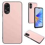 For OPPO A17 Global R20 Leather Pattern Phone Single Case(Pink)