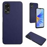 For OPPO A58/A58x/A1x/A1 Active/A2x R20 Leather Pattern Phone Single Case(Blue)