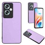 For OPPO A79 5G Global R20 Leather Pattern Phone Single Case(Purple)