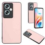 For OPPO A79 5G Global R20 Leather Pattern Phone Single Case(Pink)