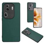 For OPPO Reno11 Pro Global R20 Leather Pattern Phone Single Case(Green)