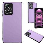 For Xiaomi Redmi Note 12 Pro 5G R20 Leather Pattern Phone Single Case(Purple)