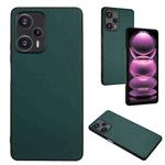 For Xiaomi Redmi Note 12 Turbo R20 Leather Pattern Phone Single Case(Green)