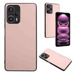 For Xiaomi Redmi Note 12 Turbo R20 Leather Pattern Phone Single Case(Pink)