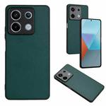 For Xiaomi Redmi Note 13 5G Global R20 Leather Pattern Phone Single Case(Green)