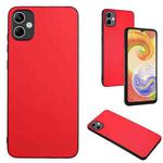 For Samsung Galaxy A04 4G R20 Leather Pattern Phone Single Case(Red)