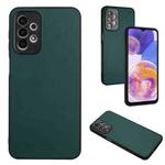 For Samsung Galaxy A23 165.4mm R20 Leather Pattern Phone Single Case(Green)