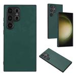 For Samsung Galaxy S24 Ultra 5G R20 Leather Pattern Phone Single Case(Green)