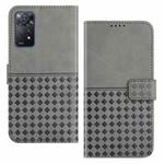For Xiaomi Redmi Note 11 Pro Woven Embossed RFID Blocking Leather Phone Case(Grey)