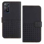 For Xiaomi Redmi Note 11 Pro Woven Embossed RFID Blocking Leather Phone Case(Black)