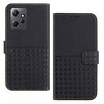 For Xiaomi Redmi Note 12 4G Woven Embossed RFID Blocking Leather Phone Case(Black)
