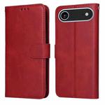For iPhone 17 Air Classic Calf Texture Flip Leather Phone Case(Red)