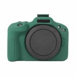 For Canon EOS R100 Litchi Texture Soft Silicone Protective Case(Green)