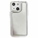 For iPhone 15 Electroplating Frosted TPU Phone Case(Silver)
