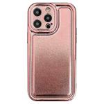 For iPhone 14 Pro Electroplating Frosted TPU Phone Case(Rose Gold)