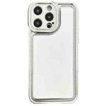 For iPhone 15 Pro Max Electroplating Mirror TPU Phone Case(Silver)