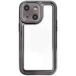 For iPhone 14 Electroplating Mirror TPU Phone Case(Black)