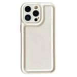 For iPhone 11 Pro Max Frosted Leather Texture TPU Phone Case(White)