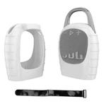 For JBL CLIP 5 Bluetooth Speaker Silicone Shockproof Protective Case(White)