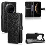 For Huawei Mate 70 Pro / 70 Pro+ Honeycomb Dot Texture Leather Phone Case(Black)