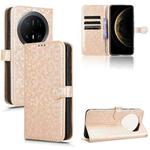 For Huawei Mate 70 Pro / 70 Pro+ Honeycomb Dot Texture Leather Phone Case(Gold)