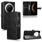 For Huawei Mate 70 Honeycomb Dot Texture Leather Phone Case(Black)