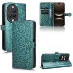 For Huawei nova 14 Ultra Honeycomb Dot Texture Leather Phone Case(Green)