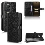 For Huawei nova 14 Honeycomb Dot Texture Leather Phone Case(Black)