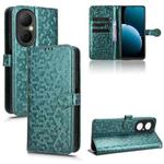 For Huawei nova Y73 / Enjoy 80 Honeycomb Dot Texture Leather Phone Case(Green)