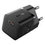 Baseus GaN5 25W mini USB-C / Type-C Gallium Nitride Fast Charger, EU Plug(Cluster Black)