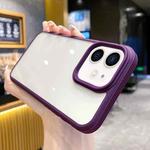For iPhone 12 Full Protection Shockproof TPU + PC Phone Case(Purple)