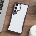 For Samsung Galaxy S23 5G Electroplating TPU Frame Hybrid PC Phone Case(Purple)