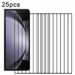 For Samsung Galaxy Z Fold6 25pcs Front Screen Full Glue Full Cover Screen Protector Tempered Glass Film