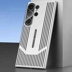 For Samsung Galaxy S24 Ultra 5G Ice Sense Heat Dissipation Electroplating Frosted Phone Case(Silver)