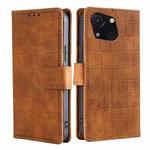 For Itel A50C 4G Skin Feel Crocodile Magnetic Clasp Leather Phone Case(Brown)