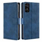 For TCL 50 SE 4G Skin Feel Crocodile Magnetic Clasp Leather Phone Case(Blue)