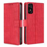 For TCL 50 SE 4G Skin Feel Crocodile Magnetic Clasp Leather Phone Case(Red)