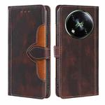 For Itel RS4 4G Skin Feel Magnetic Buckle Leather Phone Case(Brown)