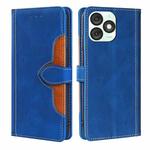 For Itel A50 4G Skin Feel Magnetic Buckle Leather Phone Case(Blue)