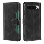 For Google Pixel 9 Skin Feel Magnetic Buckle Leather Phone Case(Black)