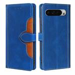 For Google Pixel 9 Pro XL Skin Feel Magnetic Buckle Leather Phone Case(Blue)