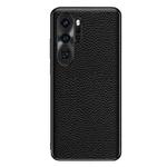 For Huawei P30 Pro Genuine Leather Litchi Texture Phone Case(Black)