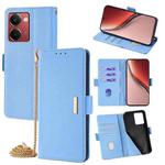 For Realme P3 Ultra 5G Global Crossbody Chain Leather Phone Case(Blue)