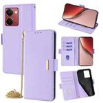 For Realme P3 Ultra 5G Global Crossbody Chain Leather Phone Case(Purple)
