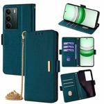 For Realme C71 4G Crossbody Chain Leather Phone Case(Green)