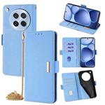 For OPPO Find X8s 5G Crossbody Chain Leather Phone Case(Blue)